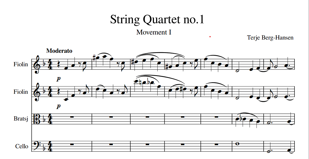String Quartet no 1 post thumbnail image
